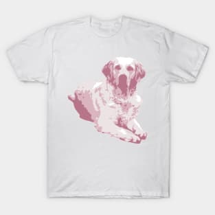 Pink Golden Retriever T-Shirt